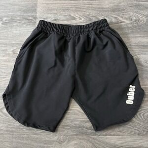 Ouber‎ Men's Gym Workout Shorts 8" Inseam Bodybuilding Running Training Sz S